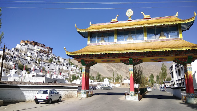 Leh Ladakh Bike Trip, Thiksay Monestry